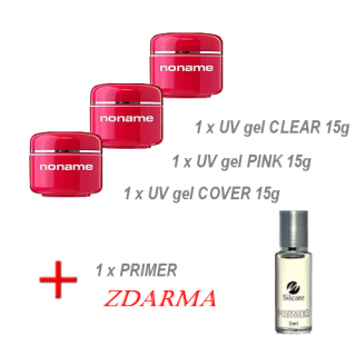 CLEAR 15g,  PINK 15g, COVER 15g, PRIMER