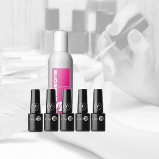 5 x gél lak + Cleaner 90ml ZDARMA