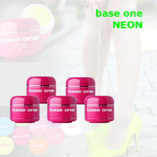 5 x farebný UV gél SILCARE BASE ONE NEON