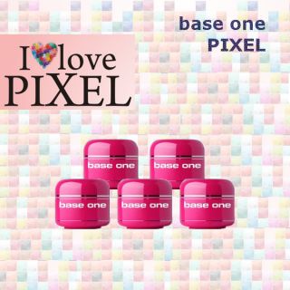 5 x farebný UV gél SILCARE BASE ONE PIXEL